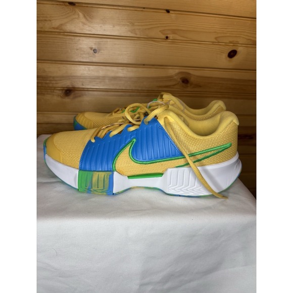 Nike Zoom Challenge Women's Pickleball Size 10 (Topaz Gold/Blue Hero/White) NEW - Picture 2 of 6